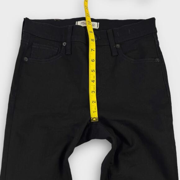 Madewell 9" Mid-Rise Skinny Jeans in ISKO Stay Black Size 26 - Picture 9 of 9